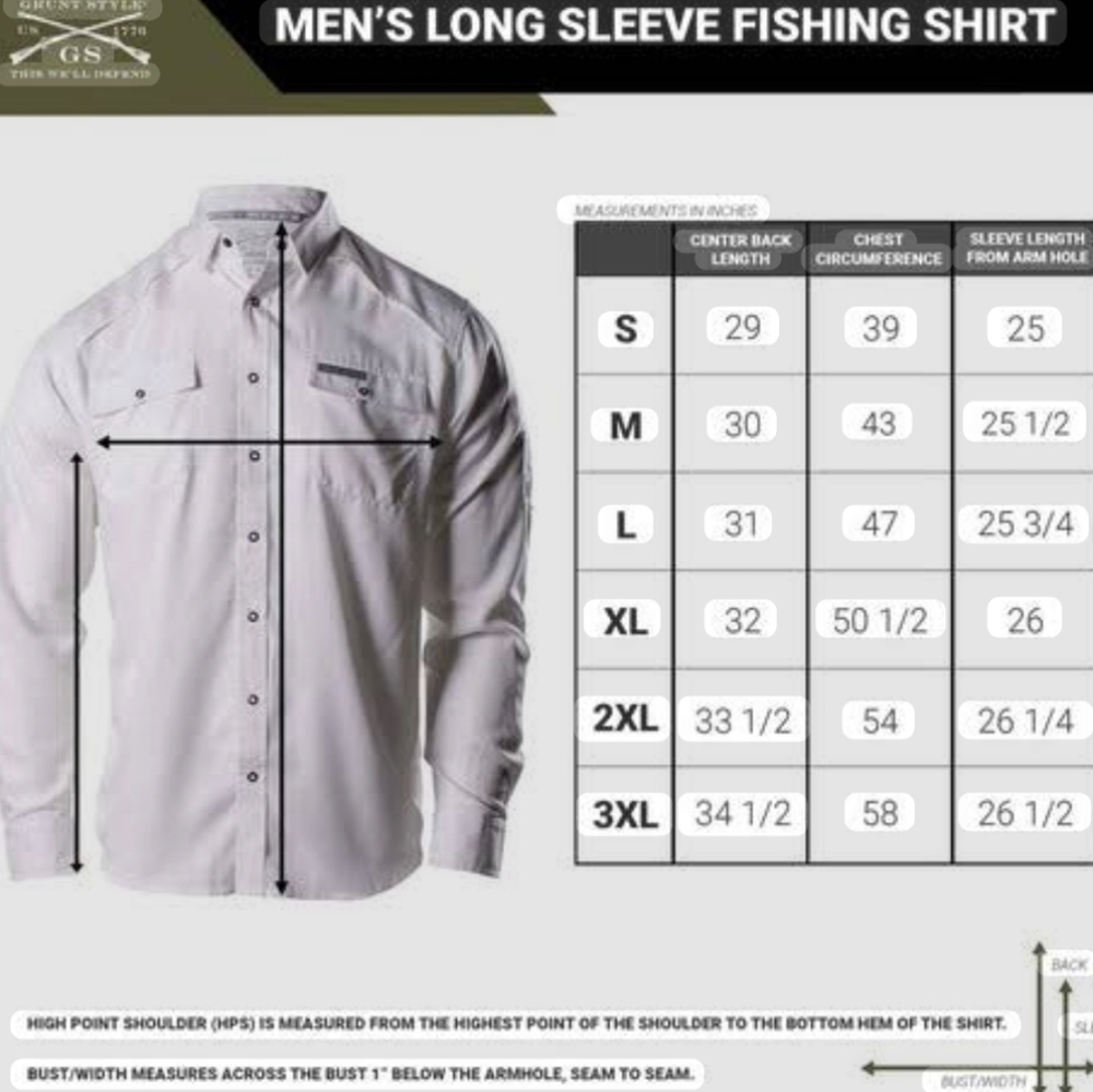 Grunt Style Long Sleeve Fishing Shirt
